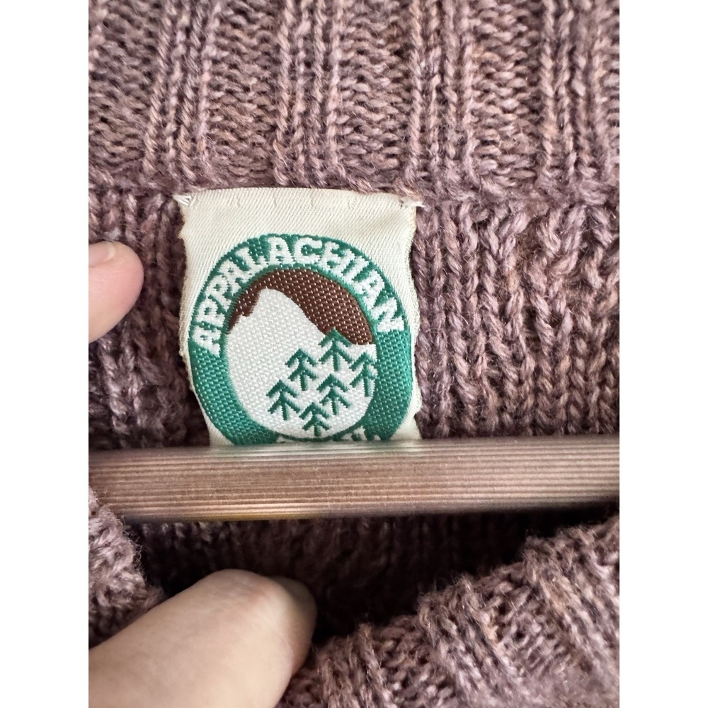 Appalachian Trail Thick 90s Vintage Sweater Brown Taupe Neutral Unisex VTG